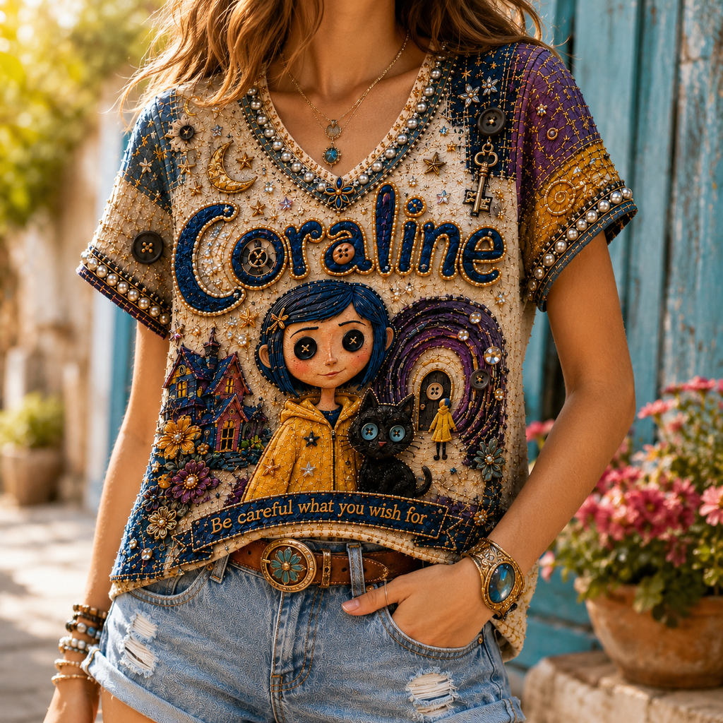Premium CRLN V-neck Shirt NPL