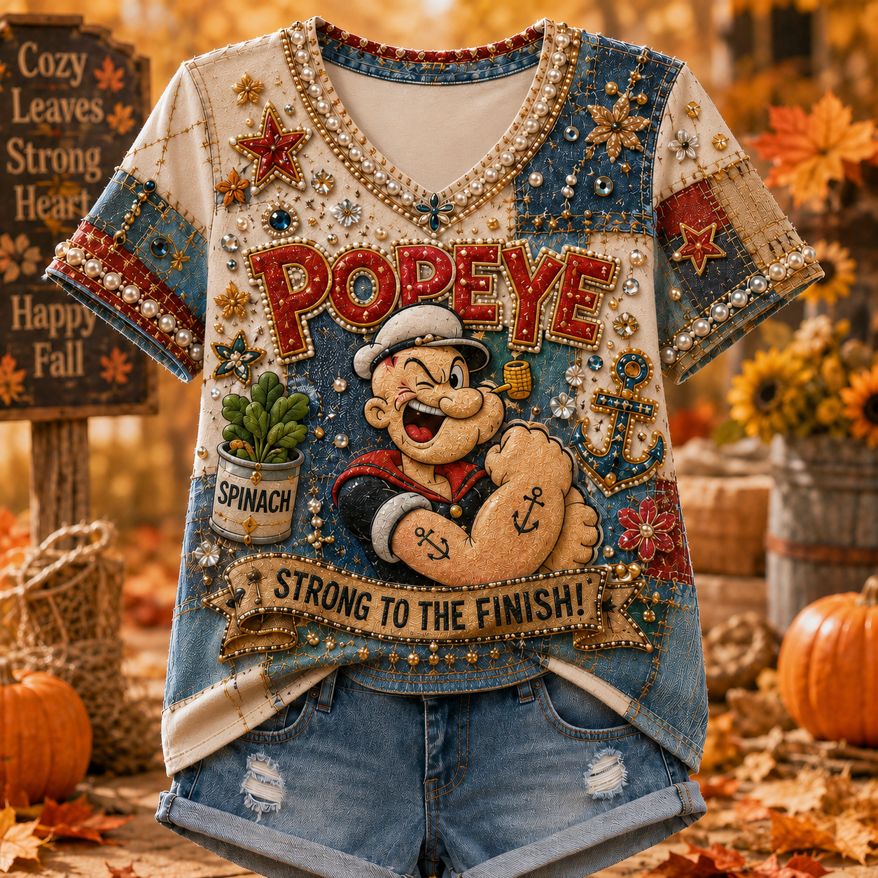 Premium POPE V-neck Shirt NPL