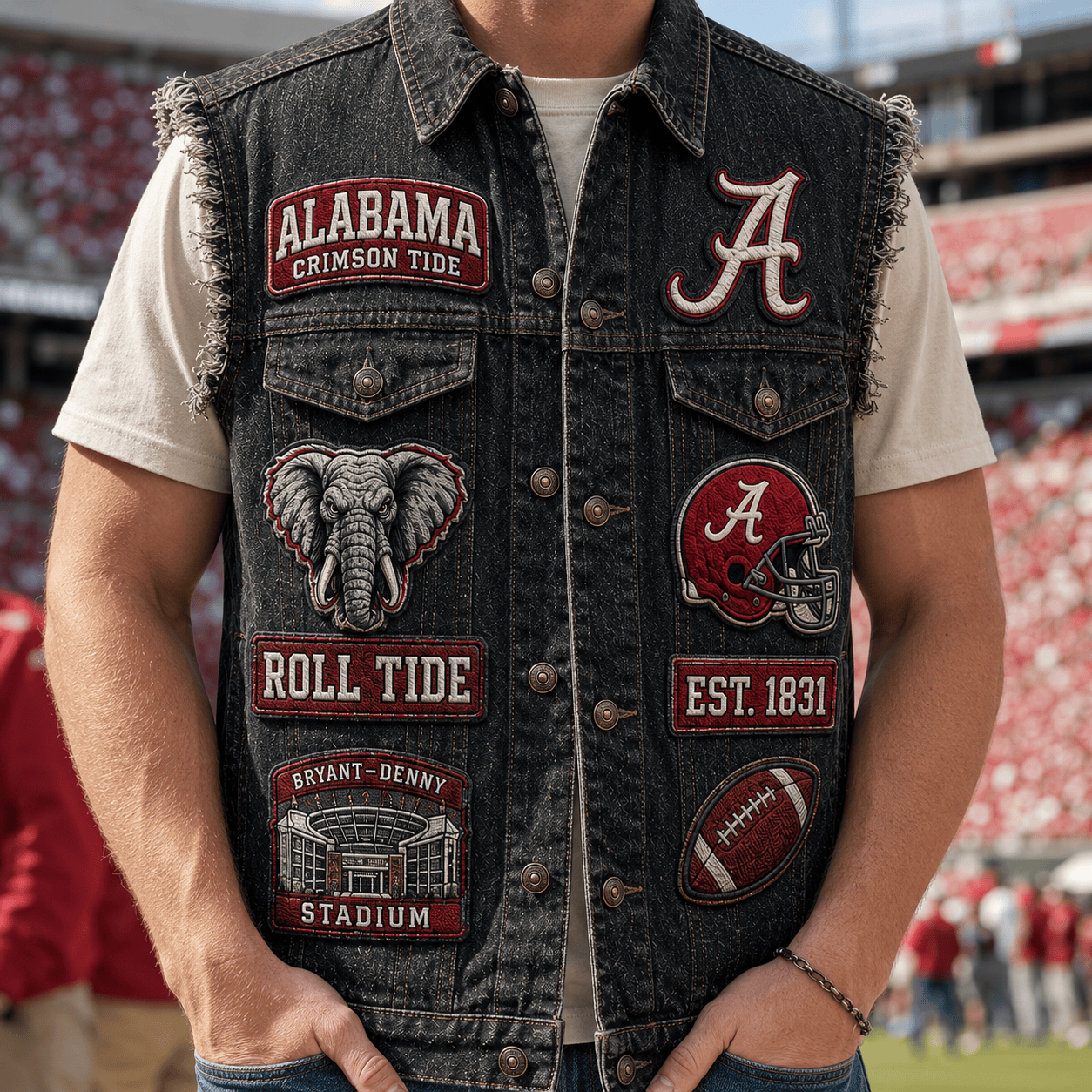 ACT PREMIUM DENIM VEST TTNL