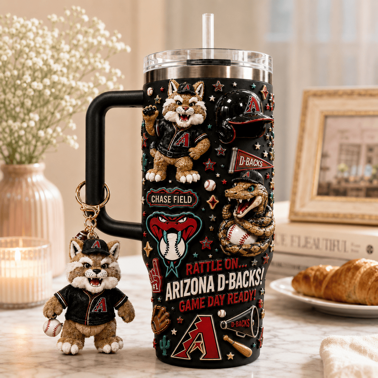 AZDB 40oz Tumbler With Handle DNBN