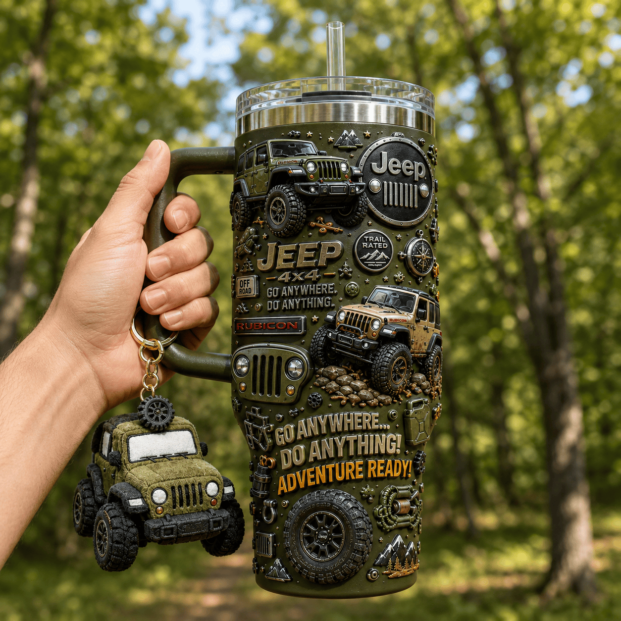 JEP 40oz Tumbler With Handle DNBN