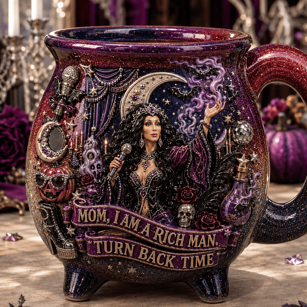 Premium CHER Witch Cauldron Mug TTNL