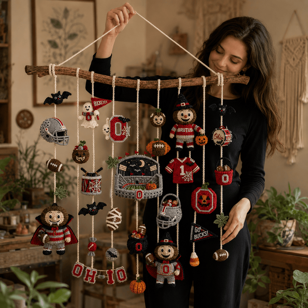 OSB Halloween Crochet Wall Hanging HTTT