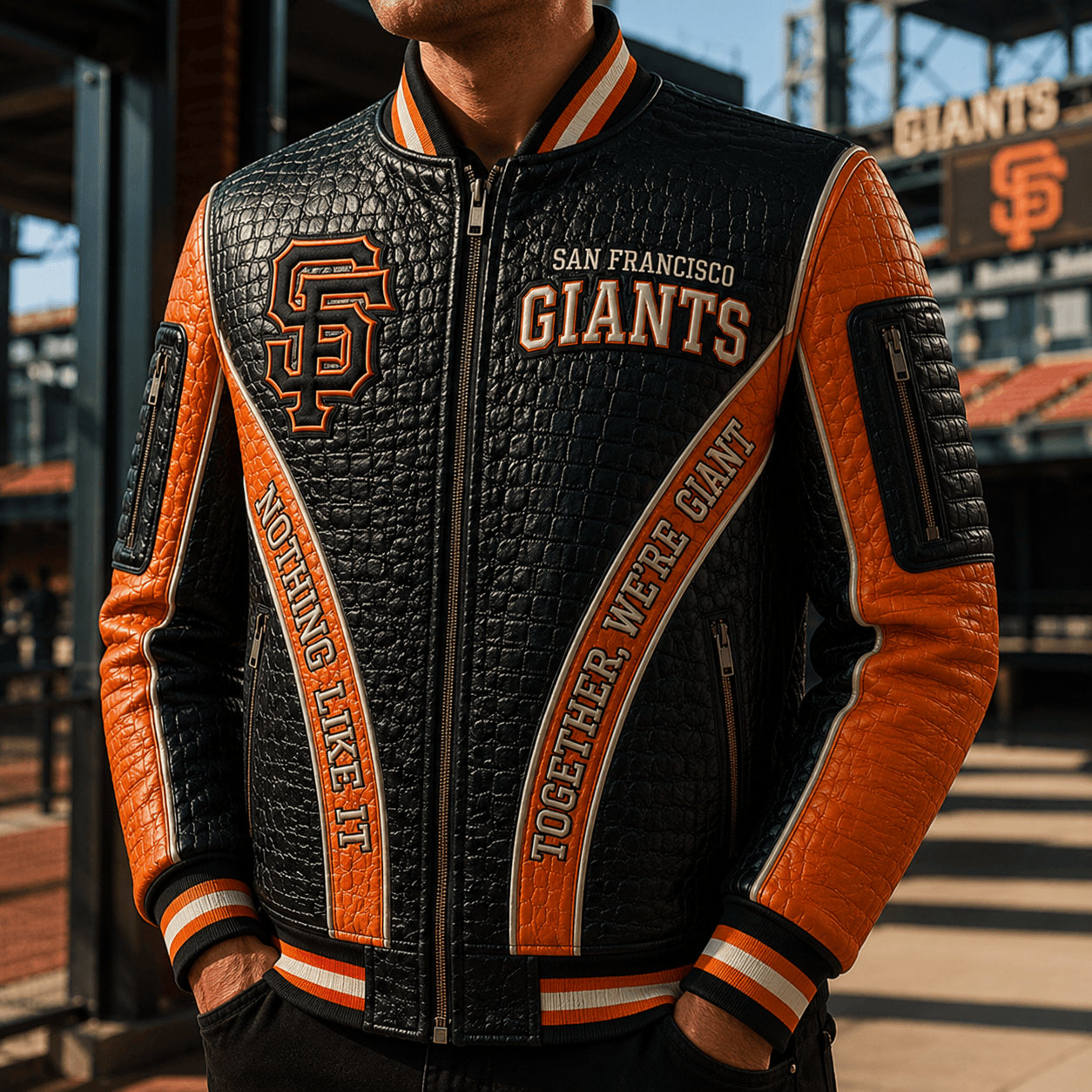 Premium SFG Leather Zipper Jacket PVNA