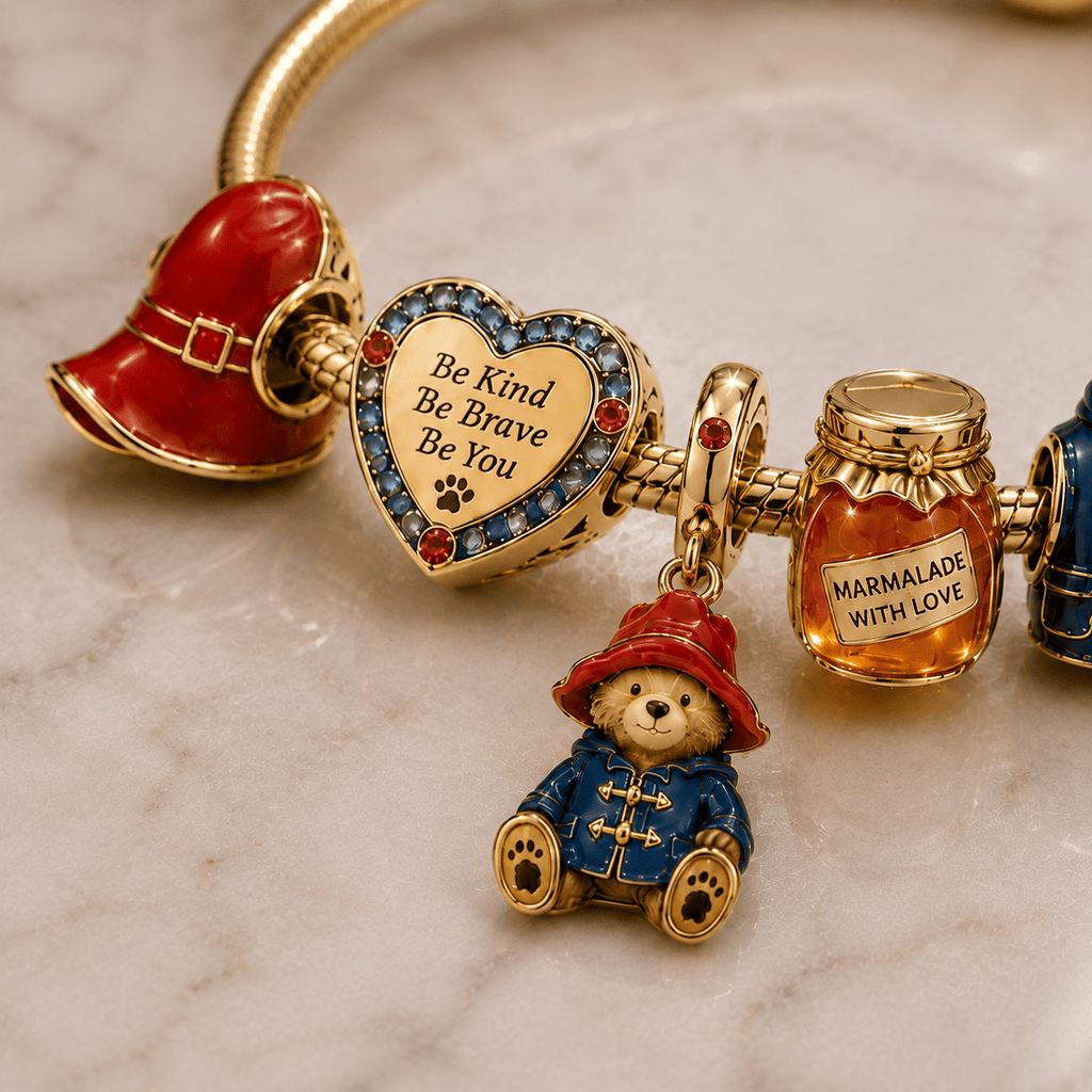 PDT Gold Charm Bracelet Set BMD