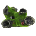 Resin Breeding Hiding Cave Decorative Props Breeding Tree Shelter Crafts Arts Habitat Landscaping Decor for Aquarium Landscaping
